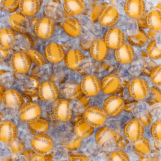 Cambie Sugar Free Butterscotch Hard Candy – 1 lb of Individually Wrapped Sugar Free Hard Candy, Smooth & Creamy Butterscotch Buttons, Keto & Diabetic Friendly