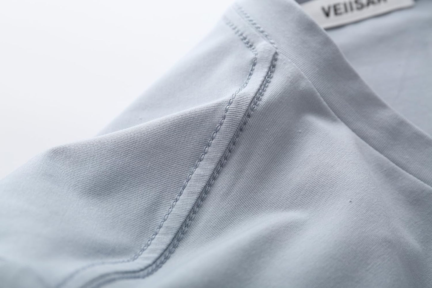 VEIISAR Premium V Neck T Shirts for Men - Modern Fitted Tees Vneck Undershirts