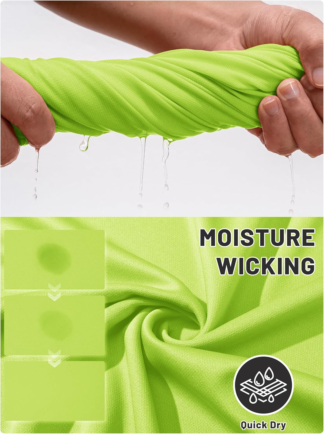 TACVASEN Mens Golf Shirt Dry Fit Mens Polo Shirts Short Sleeve Performance Golf Polos for Men with Collar Work Shirts