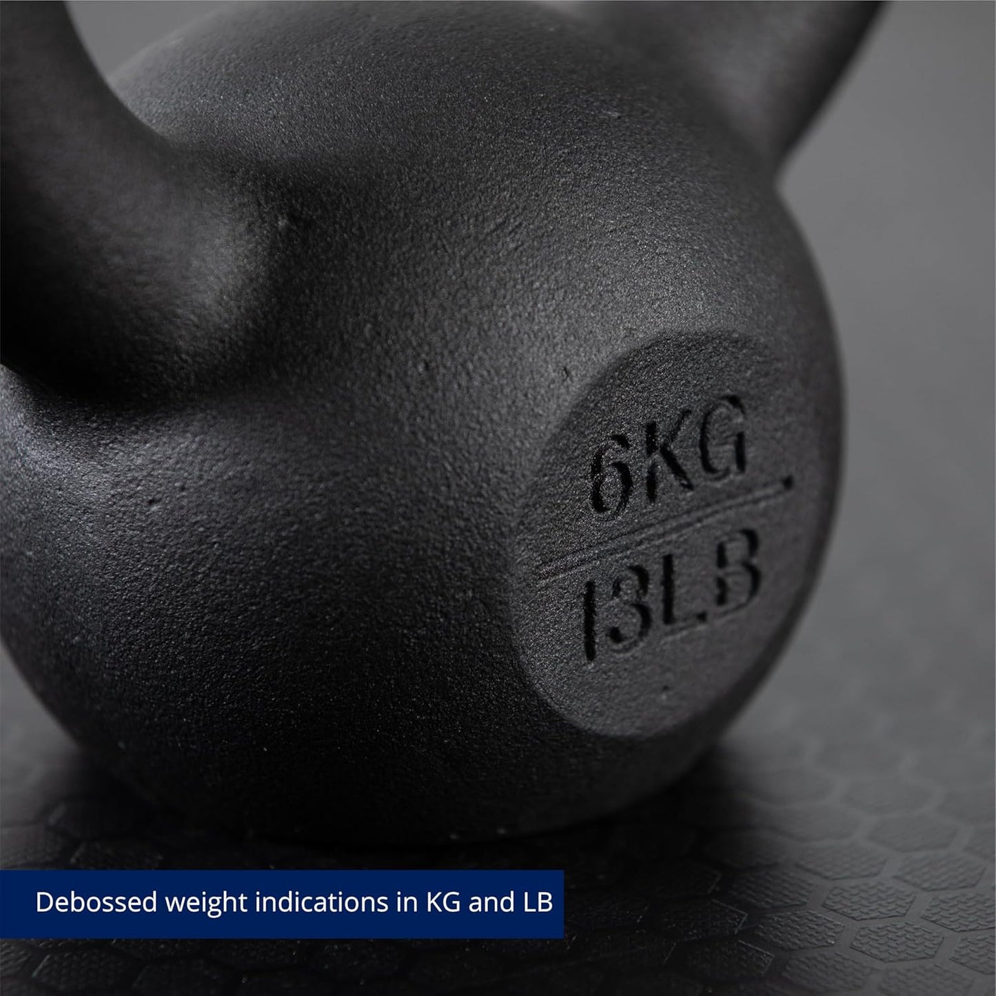Titan Fitness Cast Iron Kettlebell, Single Piece Casting, KG and LB Markings, Full Body Workout