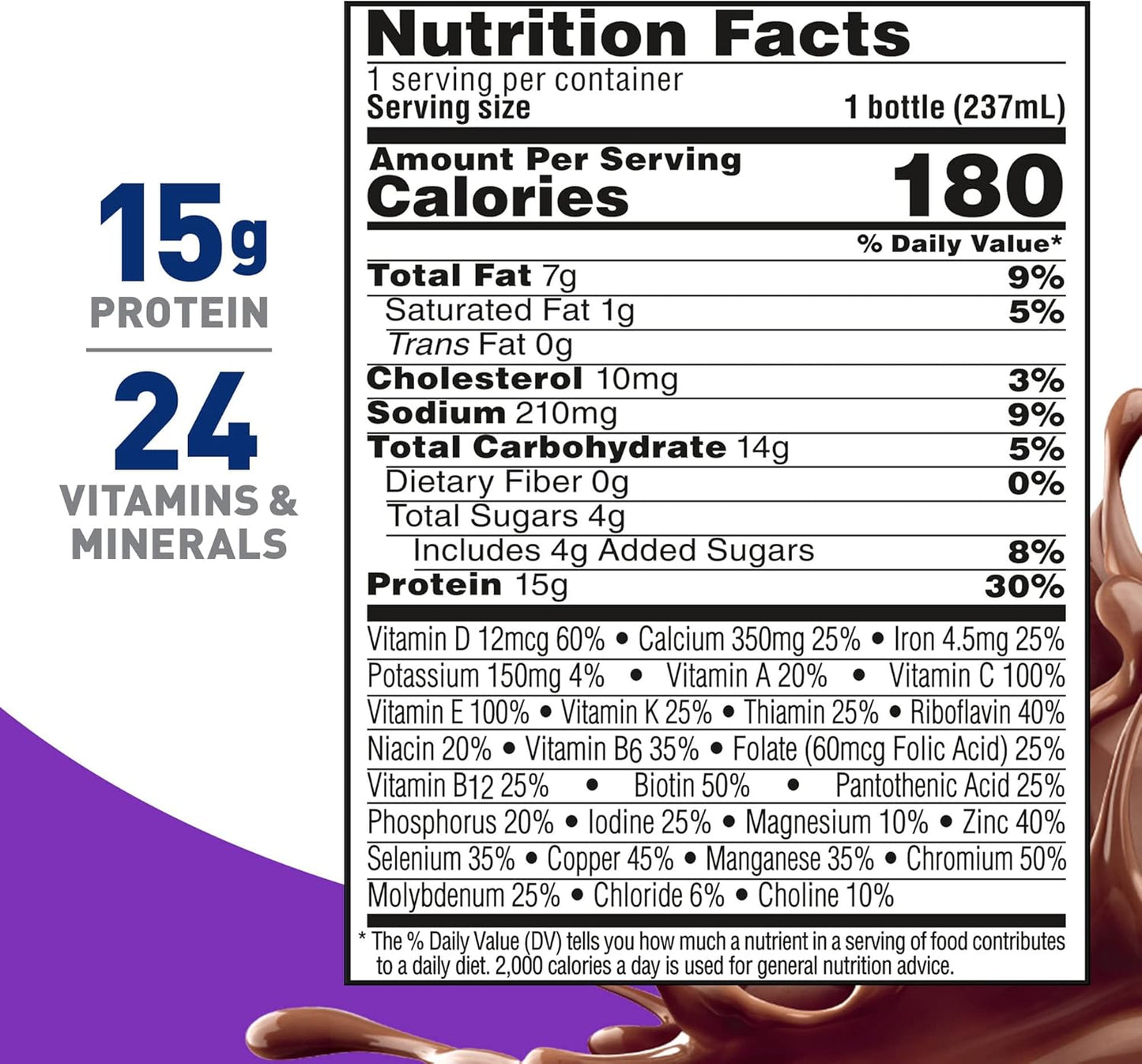 BOOST Women Balanced Nutritional Drink, Rich Chocolate, 8 fl oz (Pack of 24)