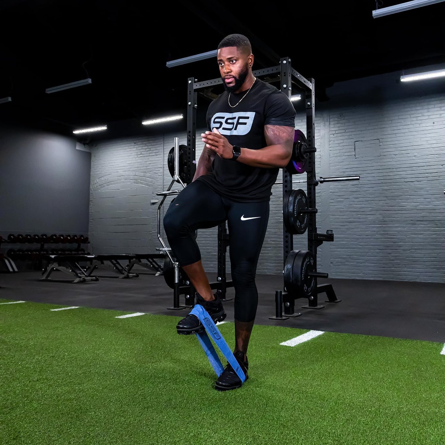 Serious Steel Fitness Fabric Mini Loop Non-Slip Resistance Band Set | Warm-Up, Physical Therapy, Glute Training, Speed and Agility Exercise Bands