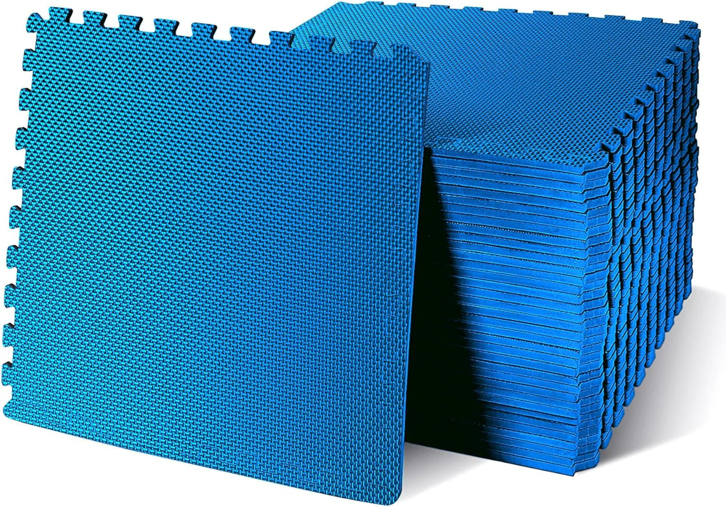 Hulkfit Puzzle Exercise Mat with EVA Foam Mat Interlocking Floor Tiles for Home Gym Mats Flooring for Garage Floor Padding for Kids Exercise Equipment Mats