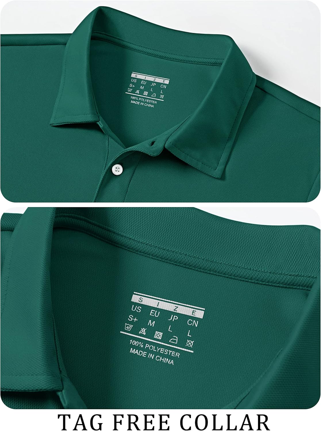 TACVASEN Mens Golf Shirt Dry Fit Mens Polo Shirts Short Sleeve Performance Golf Polos for Men with Collar Work Shirts