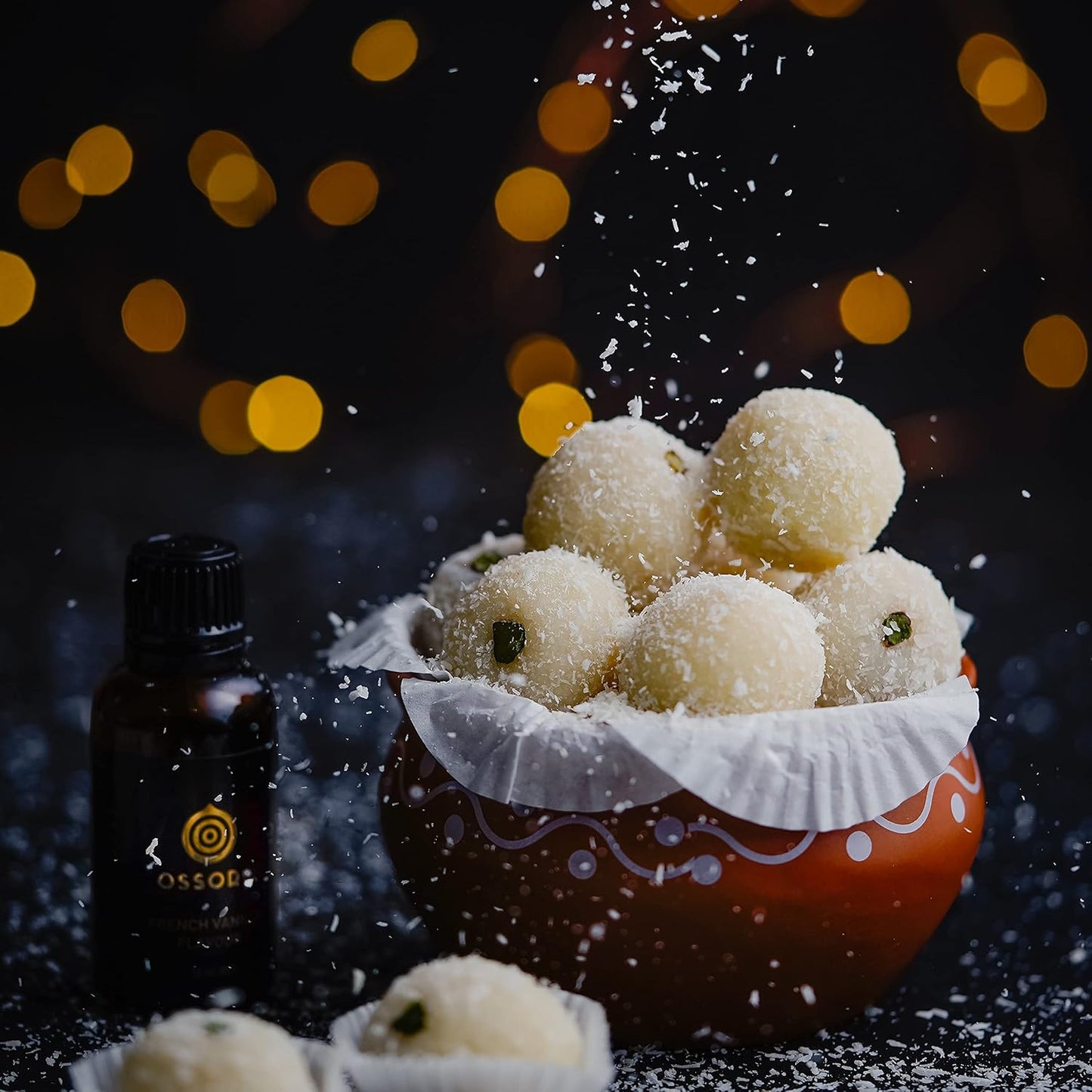 Ossoro Creamy Coconut Flavor 1 Fl Oz Pure Flavor and Essence For Baking Cooking Ice creams with No Added Sugar, Gluten-Free Flavors Used For Candy Making, Cakes, Drinks