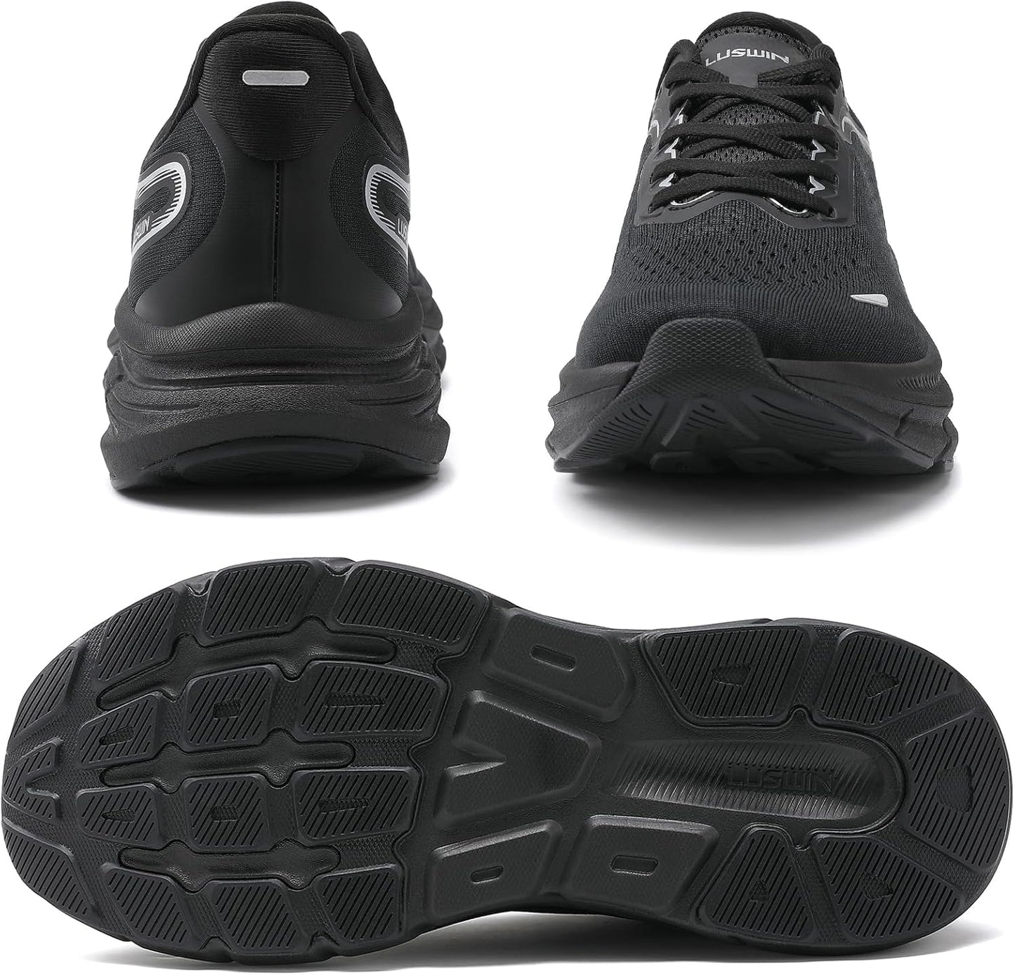 Men's Walking Shoes Lightweight Breathable Cushioning Running Shoes Athletic Tennis Workout Gym Non Slip Comfortable Fashion Sneakers