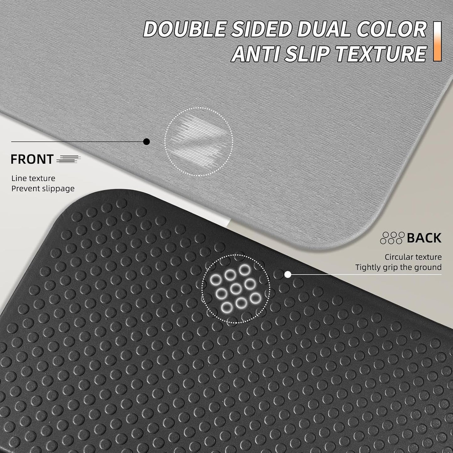 Foldable Fitness Yoga Mat | 2/5" (10MM) Extra Thick | SGS Certified Non-Slip TPE | 75x26" Extra Long-Wide | Portable & Easy Store | for Yoga, Pilates, Home Gym & Full-Body Workouts