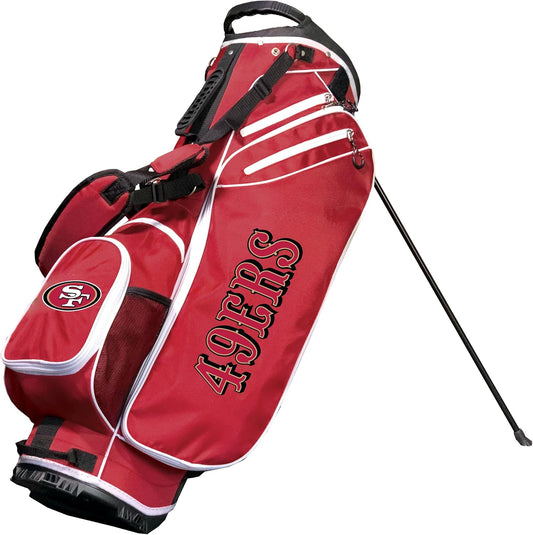 Team Golf NFL Team Golf NFL Birdie Stand Golf Bag, Lightweight, 14-Way Club Divider, Spring Action Stand, Insulated Cooler Pocket, Velcro Glove and Umbrella Holder & Padded Handles