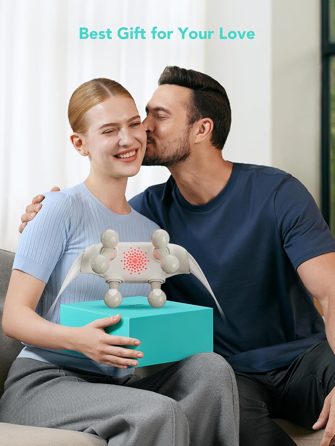 SKG Neck Massager for Pain Relief Deep Tissue Cordless Shiatsu Neck and Shoulder Massger with Heat H7 Ultra