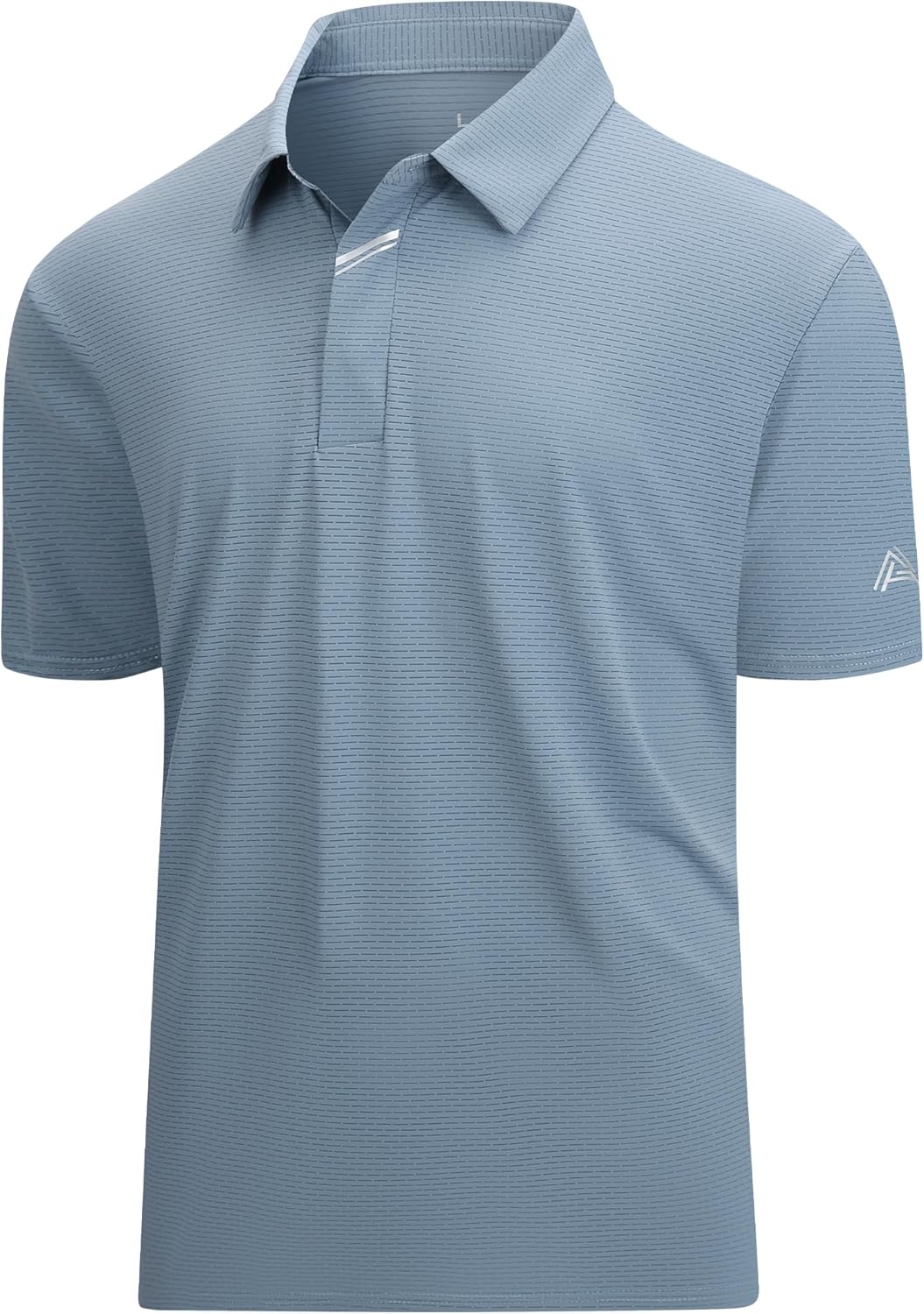 Damipow Premium Golf Shirts for Men Dry Fit Performance Polo Short Sleeve Collared Shirt