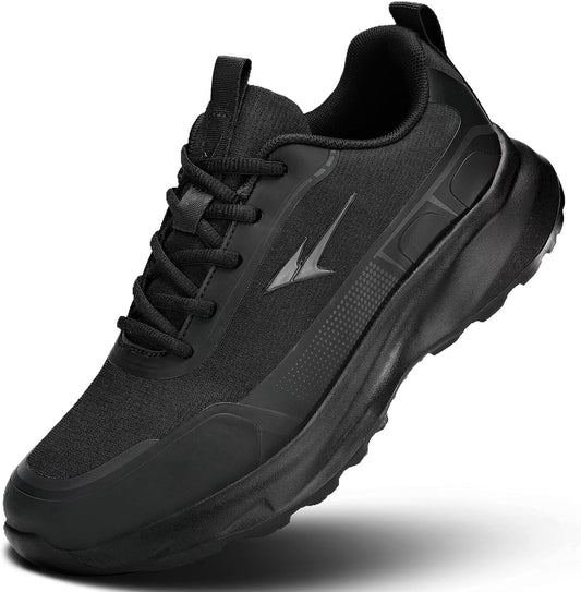 Mens Trail Running Shoes Fashion Walking Hiking Non Slip Sneakers Tennis Cross Training Outdoor Casual Workout Trainers