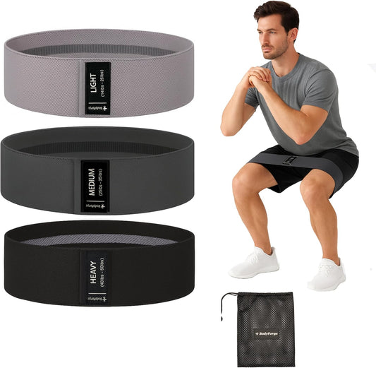 BodyForge Resistance Bands, Exercise Bands, Resistance Bands for Working Out, Work Out Bands with Handles for Men and Women Fitness, Strength Training Home Gym Equipment