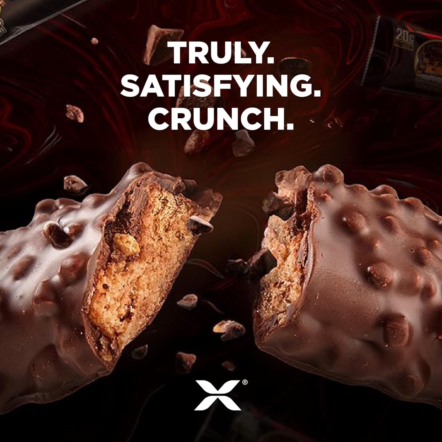 ALLMAX HEXAPRO PROTEIN BAR, Chocolate Chip Cookie Dough - Pack of 12 - High-Protein Energy Snack - 20 g of Protein Per Bar - With Whey Protein Isolate