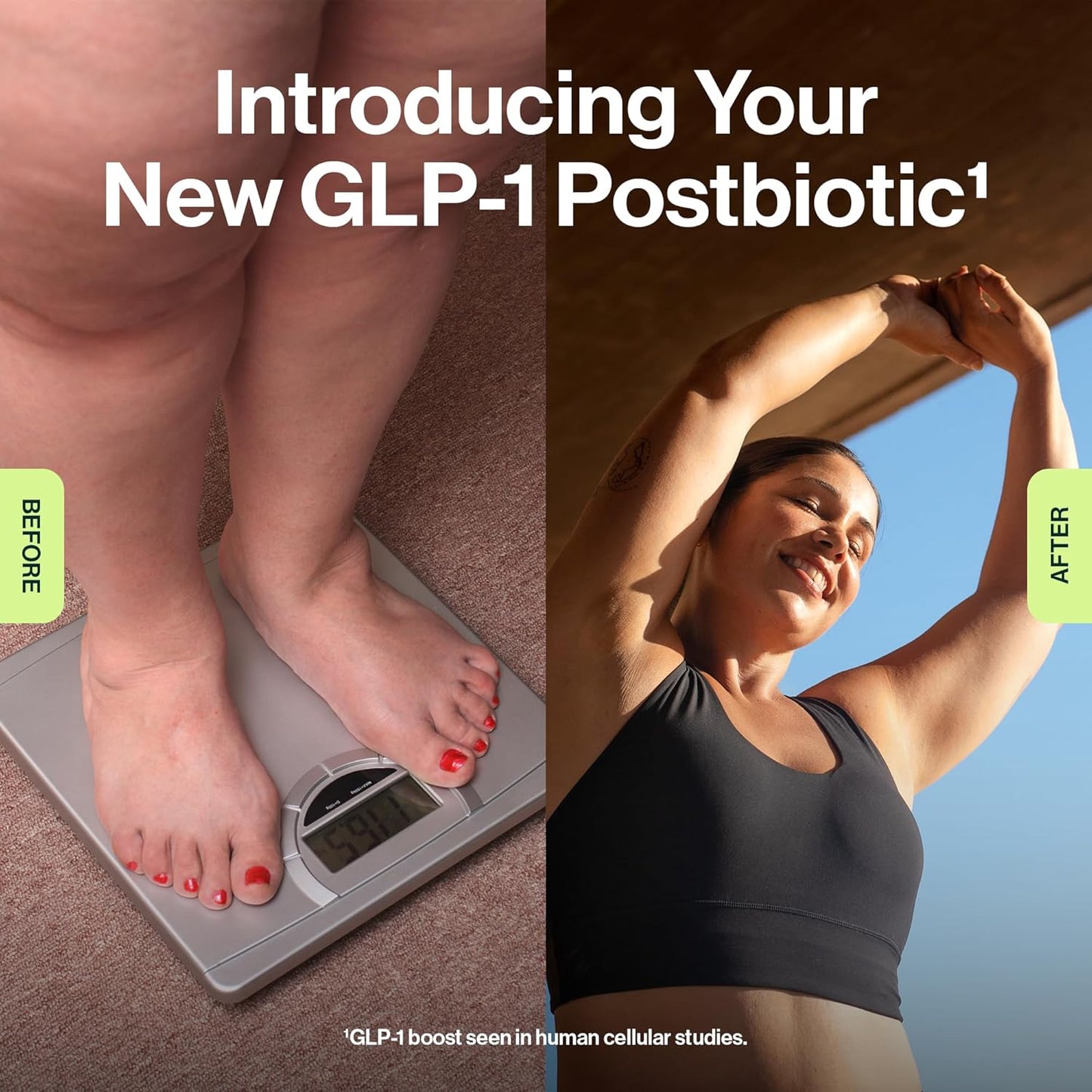 resM GLP-1 Postbiotic - GLP 1 Activate Supplement for Women & Men, GLP1 Activator & Supporter, Vegan Gut Health Vitamins, Daily Natural Metabolic Support - 30 Vegetarian Capsules (1 Bottle)