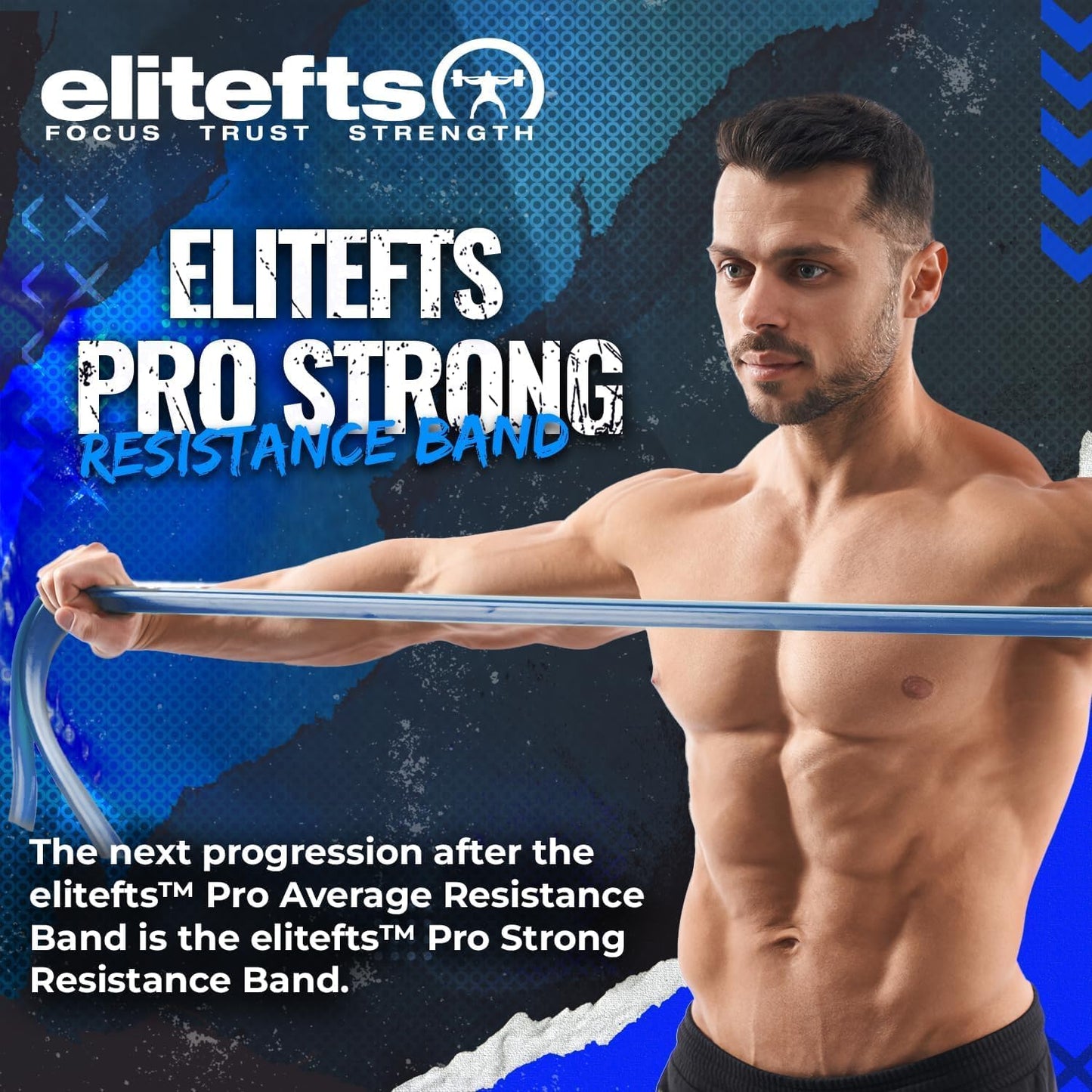 EliteFTS Pro Resistance Band - Boost Core Stability and Flexibility with This Portable, Joint-Friendly Tool