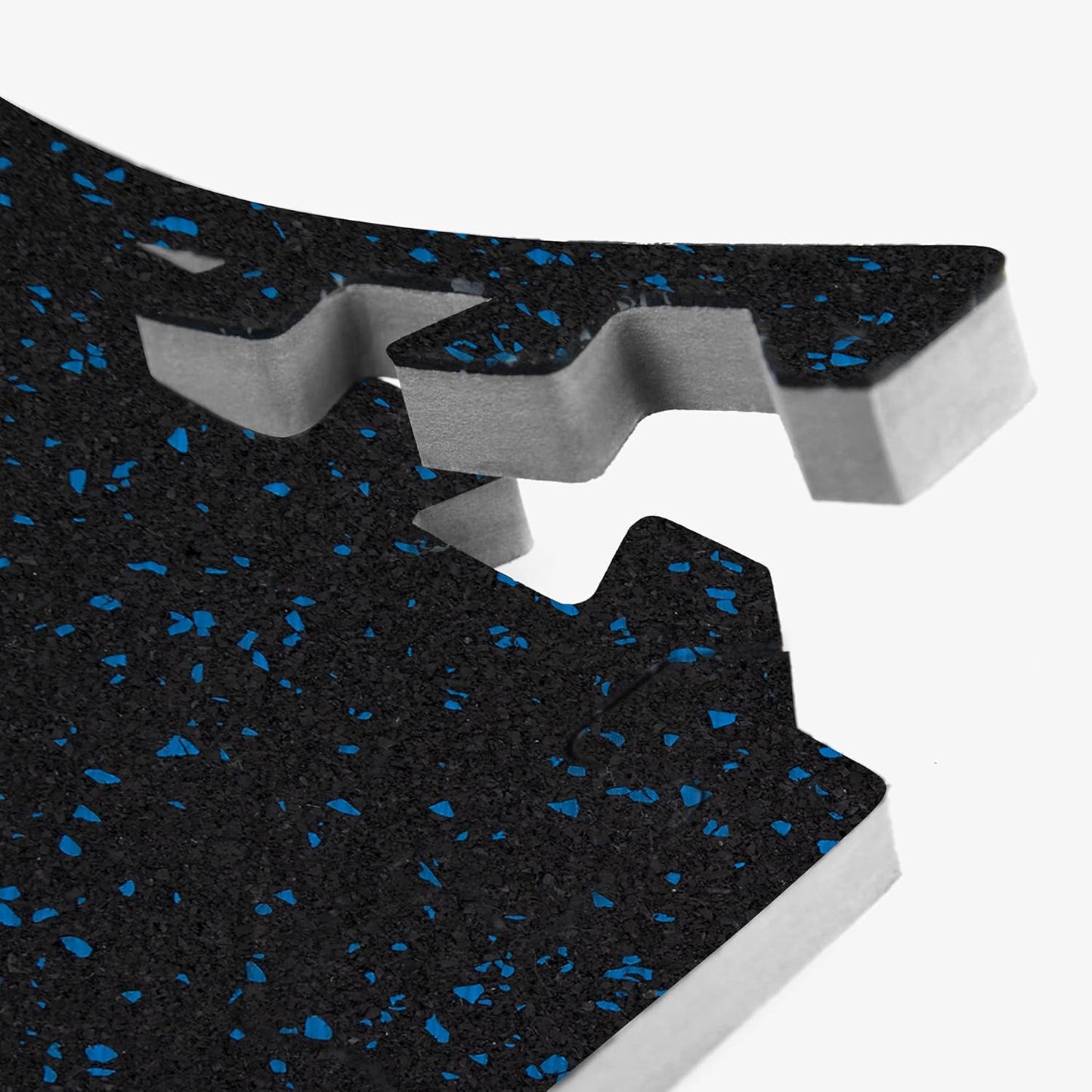 IncStores Impact Foam Rubber Floor Tiles, Interlocking Home Gym Floor Matts for Weight & Workout Equipment Room Padding, 2'x2' Tiles