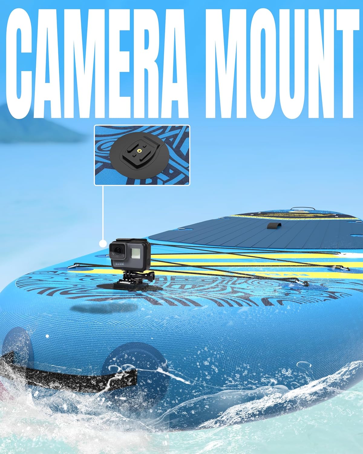 Inflatable Paddle Board 11' x 35'' Wide Stable Design,Stand Up Paddleboard with Sup Accessories Backpack,Pump,Ankle Leash,Adjustable Paddle,Non-Slip Comfort Deck for Adult Youth