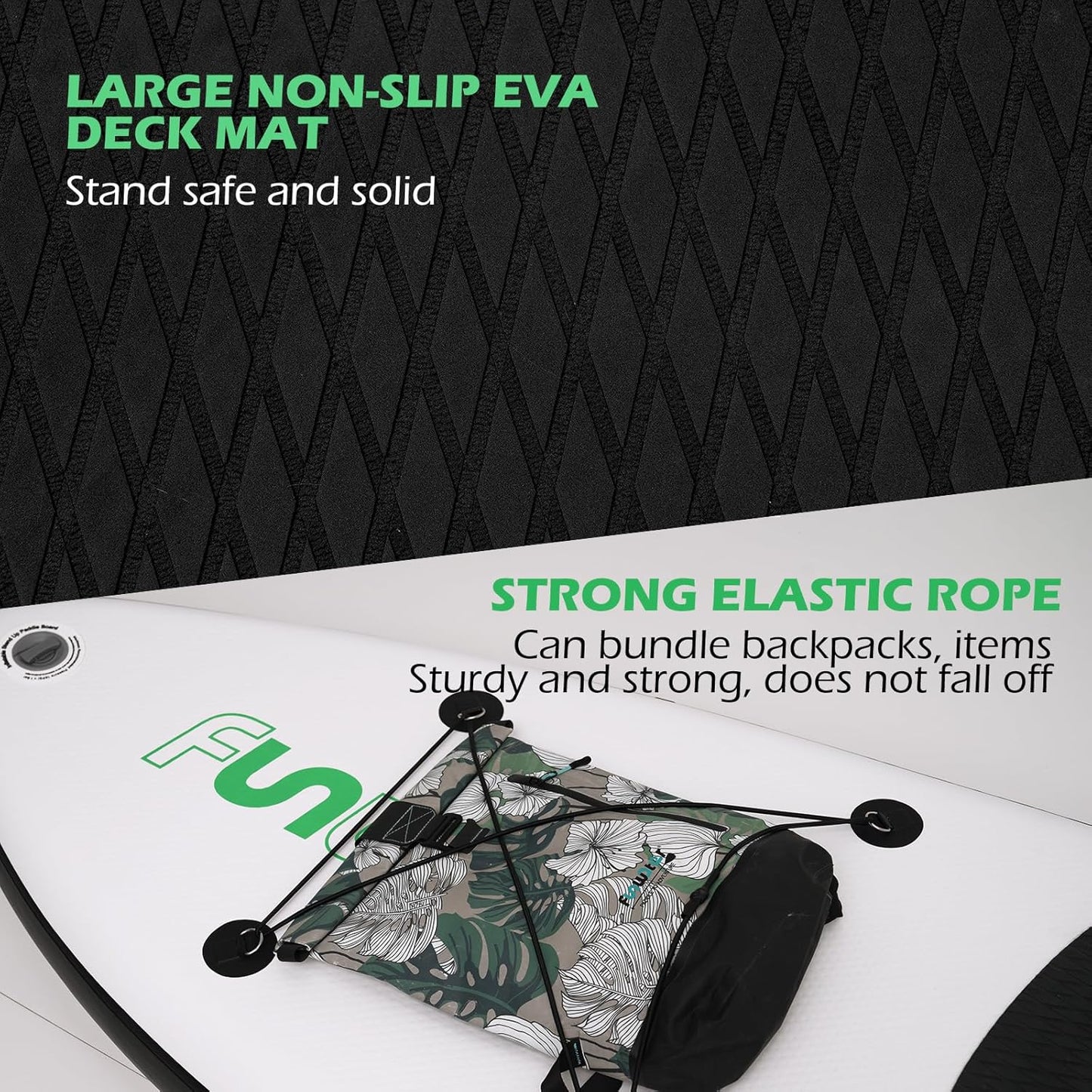 FunWater Inflatable Ultra-Light Stand Up Paddle Board for All Skill Levels with Premium SUP Paddleboard Accessories,Non-Slip Comfort Deck for Youth & Adults