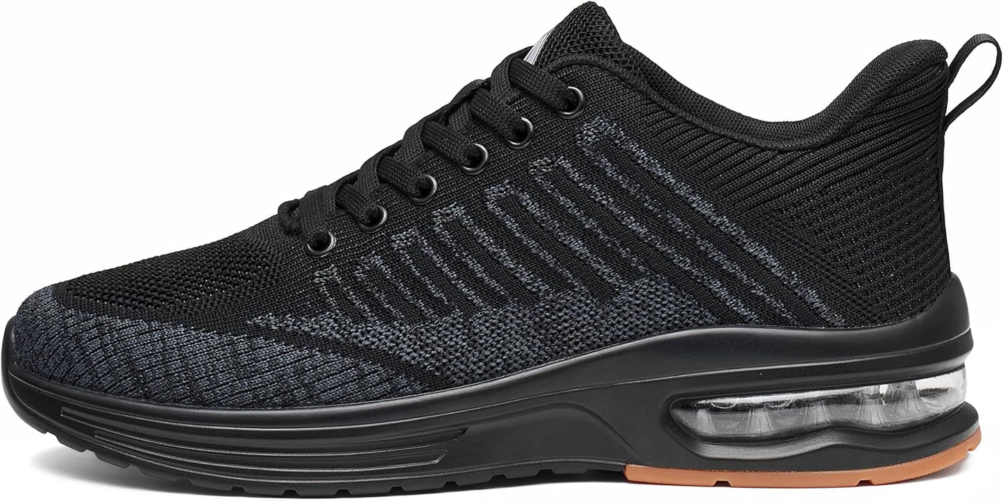 Mishansha Running Shoes for Men Sneakers Air Cushion Walking Shoes Comfortable Tennis Shoes Breathable Trail Running Shoes US Men 7.5-15