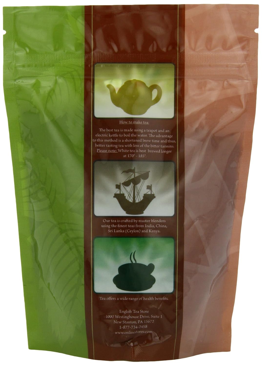 English Tea Store Organic Osprey Gunpowder Green Tea Pouches - 4oz | Loose Leaf Chinese Green Tea | Premium Zhejiang Leaves | Rolled for Freshness | Smooth Bold Taste
