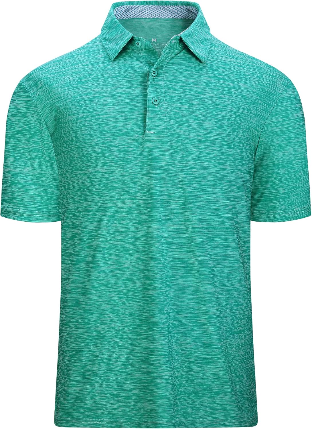 WARHORSEE Golf Polo Shirts for Men Short Sleeve Wrinkle Free 4 Way Stretch Moisture Wicking Performance Collared Tshirts