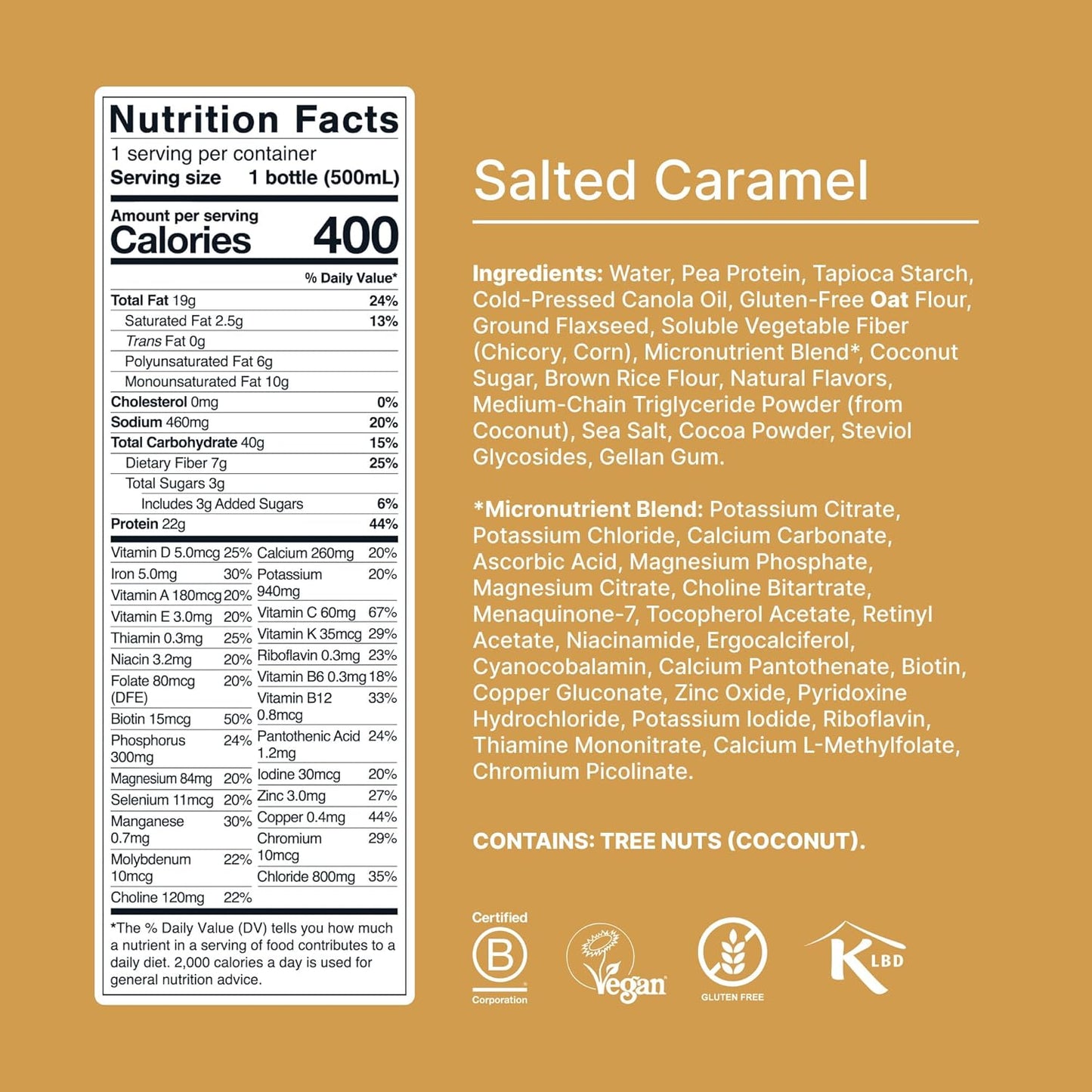 Huel Ready-to-Drink | Salted Caramel Meal Replacement Drink | High Protein Drink | Nutritionally Complete, Low Sugar, High Fiber, Plant Based, Vegan, Healthy | 22g Protein Per Bottle, 16.9 Fl Oz (12 Pack)