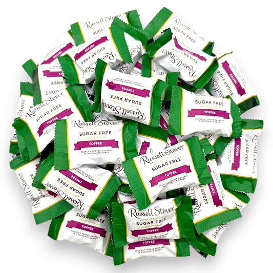 Sugar Free Chocolate Toffee Delight-1 lb Deliciously Crafted for a Guilt-Free Indulgence Made with Stevia Extract-Perfect for Health-Conscious Chocolate Lovers(16 oz)