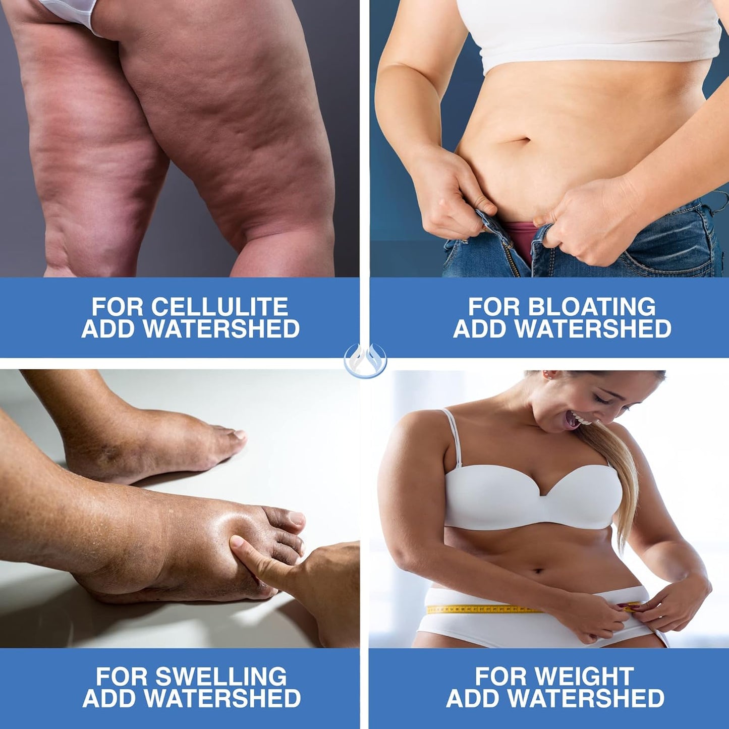 Water Pills Diuretic Water Retention, Liver Detox, Kidney Cleanse, Weight, Swelling, Edema, Bloating Relief, Fluid Balance Watershed Max Strength (1)