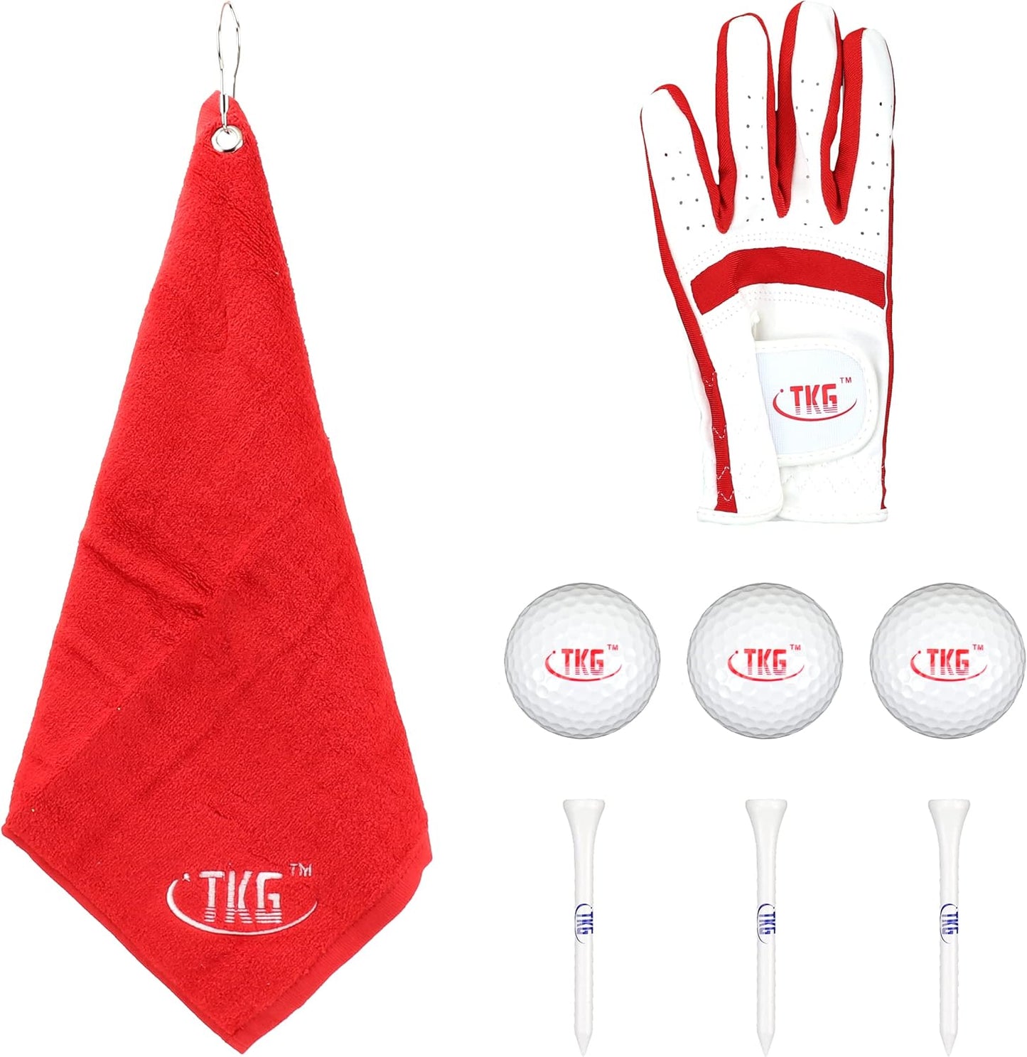 TKG Sports Youth Golf Set - Kids Golf Clubs, Stand Bag, Rain Cover, Glove, Towel, Tees, Balls - Great for Summer Camp Activity, Outdoor Games, and Recreation