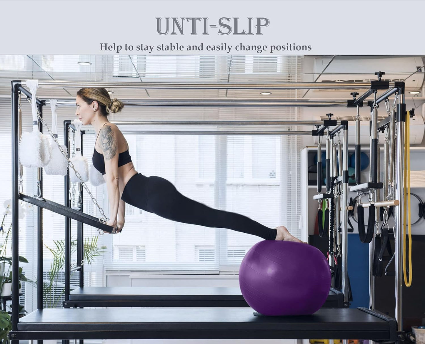 Soft Exercise Ball, Anti-Burst Yoga Ball Chair Supports 2200lbs, Stability Swiss Ball w/Pump for Pregnancy Birthing, Excersize, Workout, Fitness, Balance, Gym, Physio, Abs (Office & Home & School)