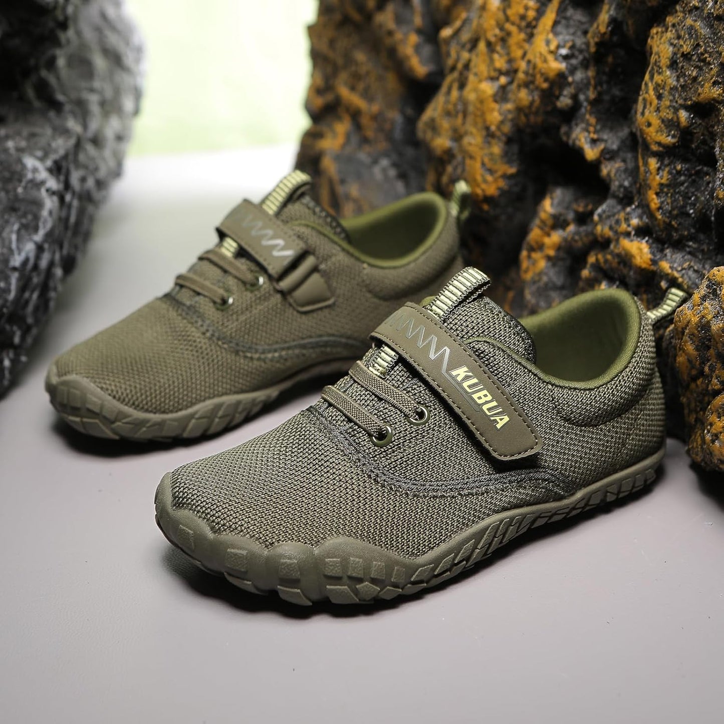 KUBUA Kids Barefoot Shoes Boys Girls Sneakers Naturally Splay Shoes Toddler Little Big Kid