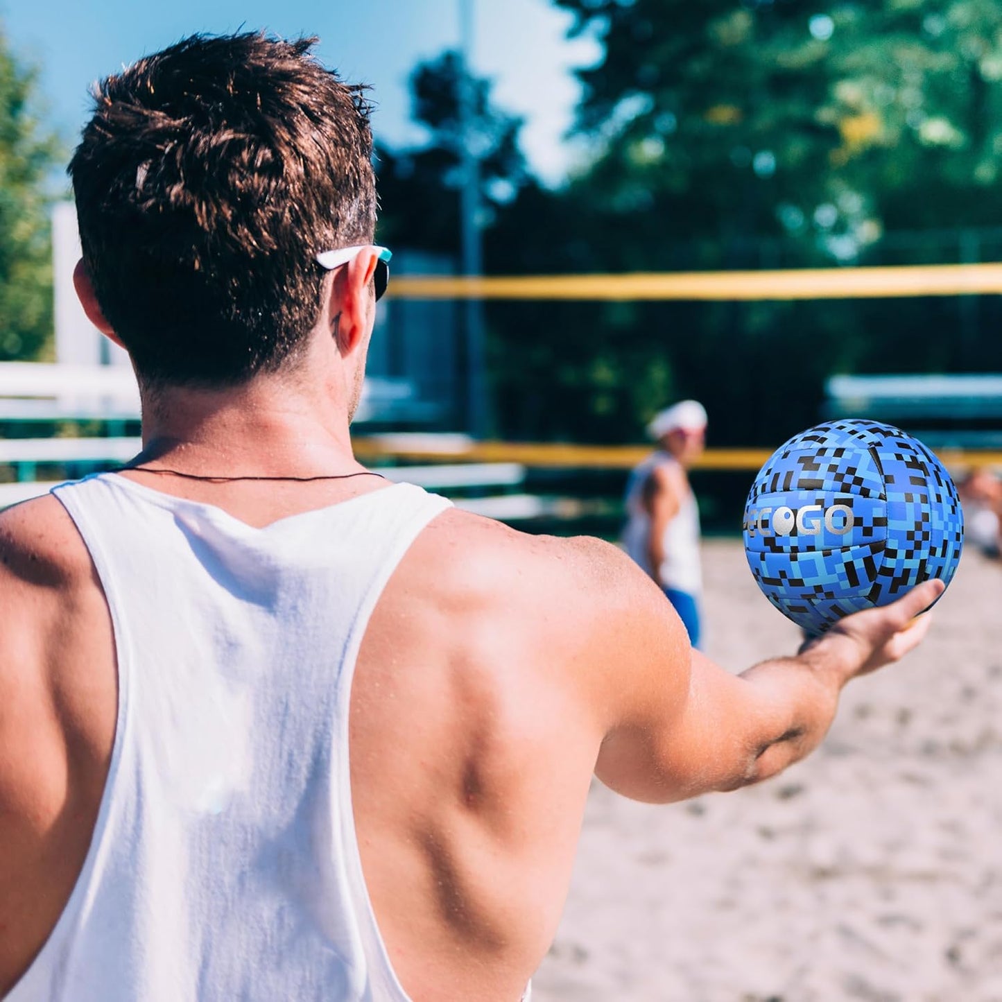 Volleyball Size 5 PU Leather Soft Indoor Outdoor Volleyballs Sports Training Game Play Ball for Beginner, Teenager, Adult, 8.2