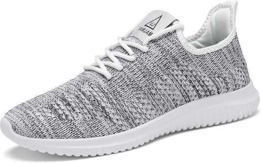 VAMJAM Men's Running Shoes Ultra Lightweight Breathable Walking Shoes Non Slip Athletic Fashion Sneakers Mesh Workout Casual Sports Shoes