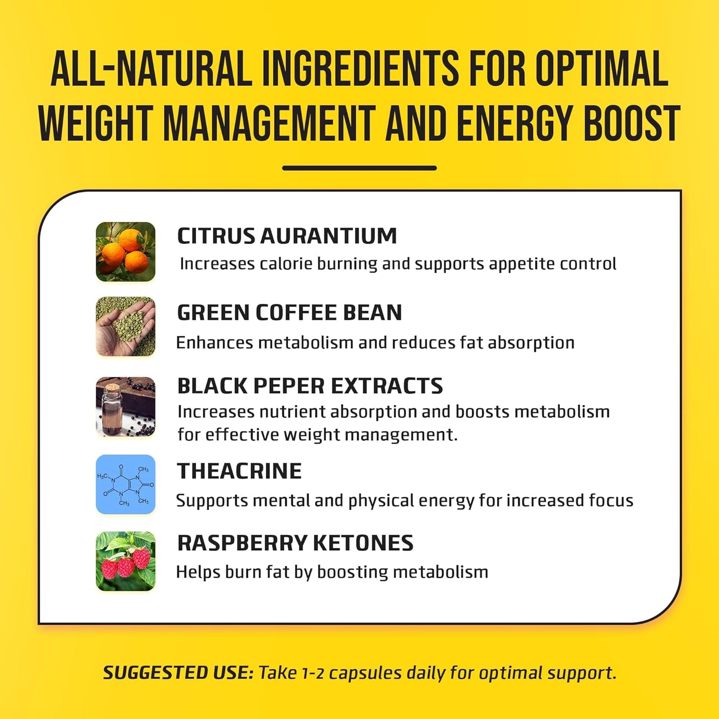 FITKICK CURB'D Capsules, Non-Prescription Over-Eating Control, Energy & Healthy Eating Support - 60 Count