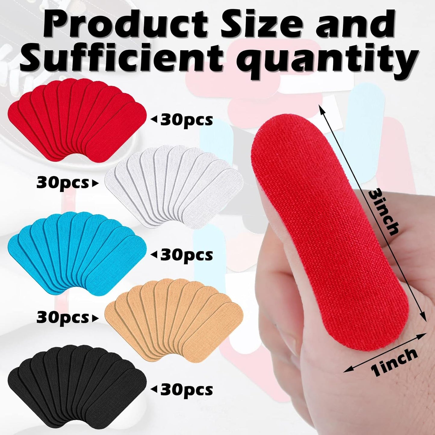 Sratte 150 Pieces Bowling Thumb Tape Bowling Protective Performance Finger Protection Bowlers Accessories Assorted Colors Bowler Thumb Tape Pre Cut