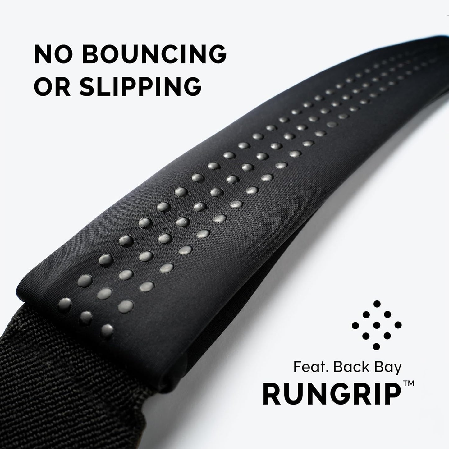 Back Bay Reflective Running Belt for Women & Men [Fits ALL Phones], Runners Fanny Pack, Money Belt, Reflective Running Gear, Waist Bag Workout Gear, iPhone Runner's Phone Holder Waist Pack