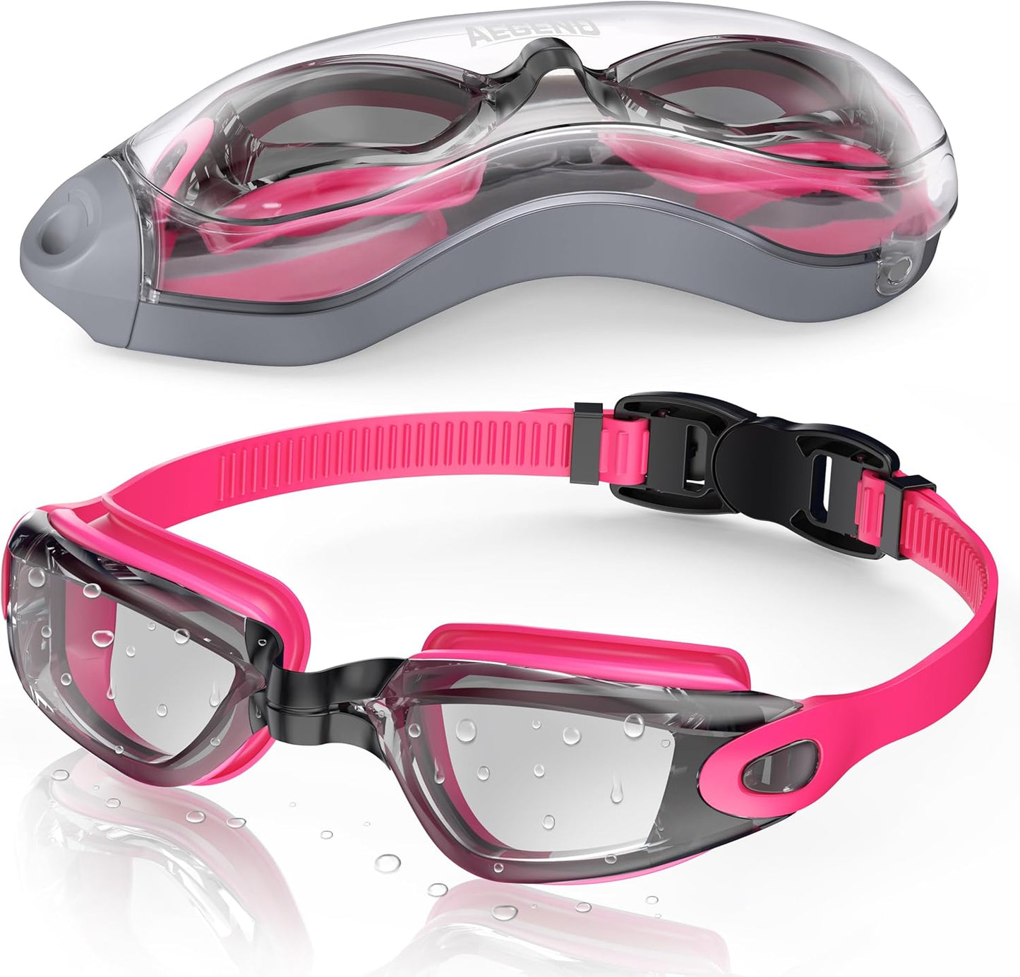 Aegend Swim Goggles, Swimming Goggles No Leaking Full Protection Adult Men Women Youth
