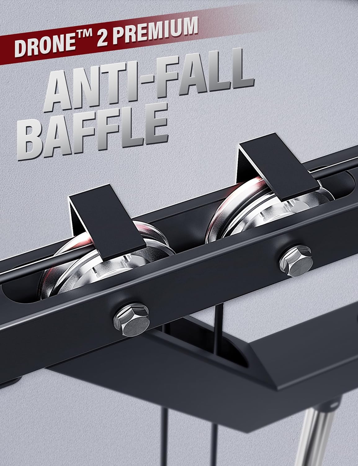 Major Fitness Smith△ Machine Drone2 Premium, All-in-One Home Gym Squat Rack with Aluminum Pulley Set , Weight Bar, Dual LAT Pull-Down Systems & Cable Crossover Machine for Full-Body Workouts