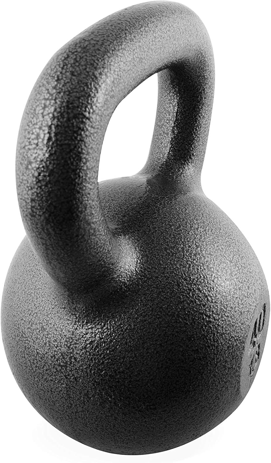 WF Athletic Supply Hammerstone Painted Cast Iron Kettlebells, Home & Gym Equipment, Great for Strength Training, Full Body Workout & Crossfit Training, Color & Size Options Available in 10-80 Pounds