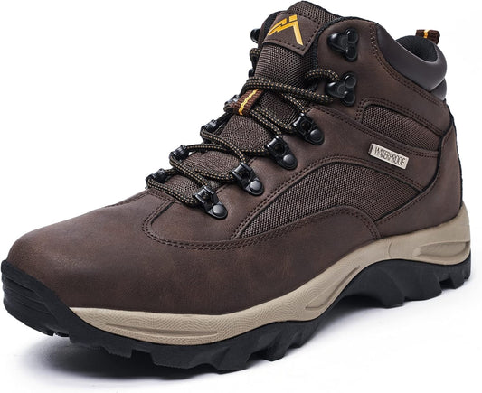 CC-Los Men's Waterproof Hiking Boots Outdoor Relaxed Fit Lightweight Size 7-13.5
