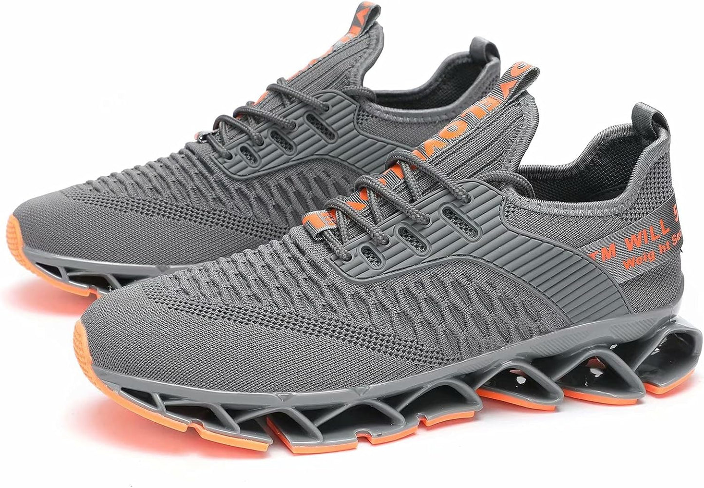 Men's Running Shoes Blade Tennis Walking Fashion Sneakers Breathable Non Slip Gym Sports Work Trainers