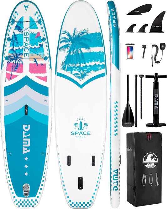 DAMA 11'*34"*6" Inflatable Paddle Board, Paddle Boards for Adults,Sup,Lightweight and Durable, Easy to Inflate, Versatile in Style, Fully Functional, Equipped w/High Grade Accessories.