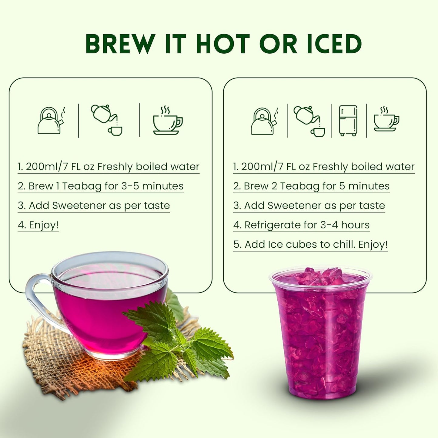 Attaya Hibiscus Tropical Herbal Tea Bags | Lowers Blood Pressure & Supports Heart Health | PCOS | Liver Health | Cholesterol | Antioxidants & Vitamin C | Caffeine Free | non-GMO | 100 Pyramid Tea Bags