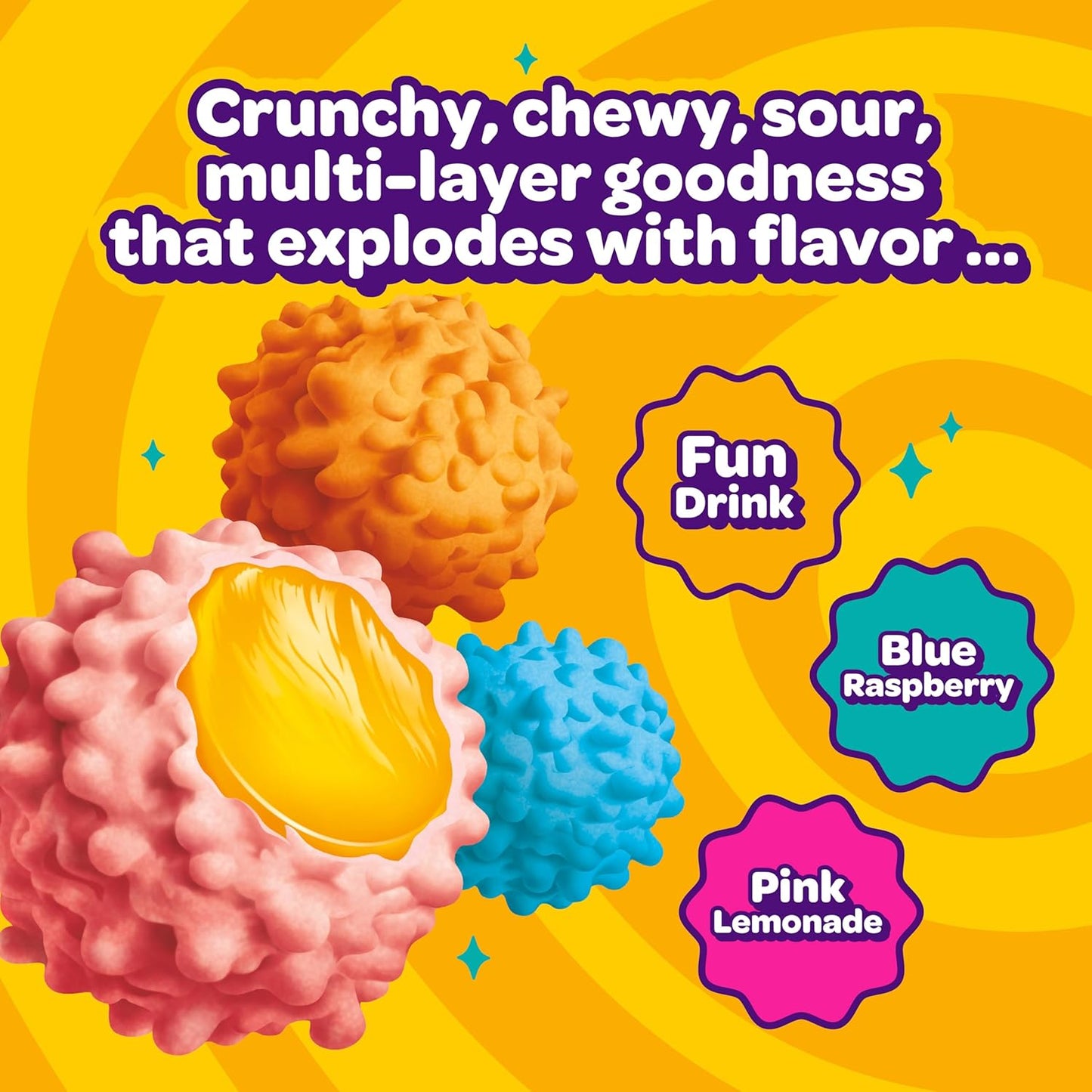 JOYRIDE Gummy Busters - 3.5 oz 6-Pack Bundle with 2.5oz Glacial Peppermint Gum, Low Sugar, Low Calorie Snacks, Dye Free Candy (7 Items)