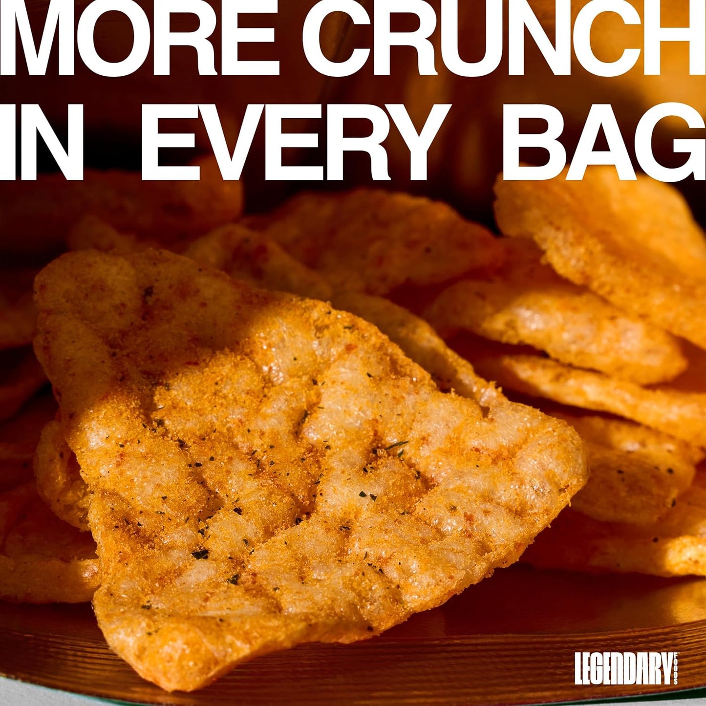 Legendary Foods Cheddar Jalapeño Protein Chips – Popped Tortilla Style – 22g High Protein, 4g Net Carbs, Low Sugar, Gluten Free, Keto Snack Packs – 10 Count – Healthy Crunchy Chips