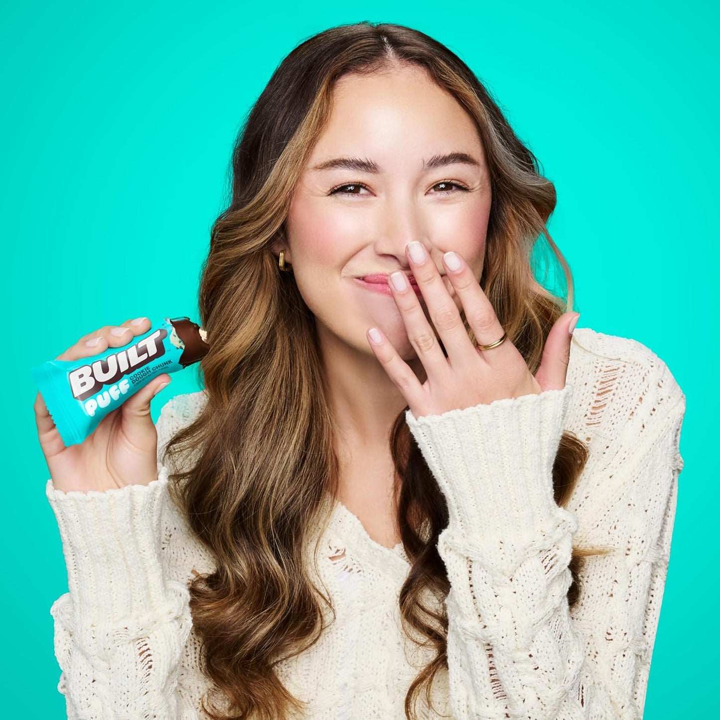 Built Bar, Puff Protein Bars, Cookie Dough Chunk Puff, 15g Protein Snacks, On-The-Go Bars, Only 160 Calories, 8g Sugar, Collagen, Not Gluten Free, 12 Count