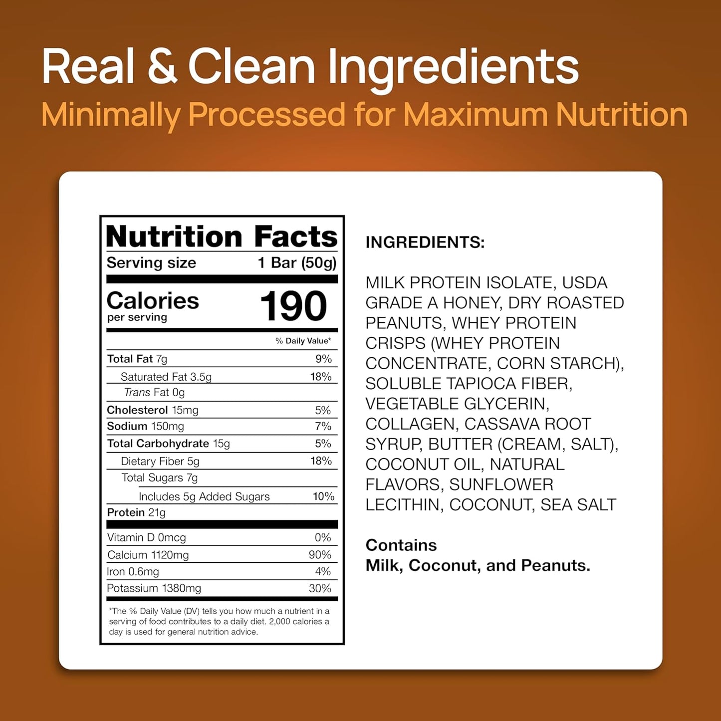 ProGo Protein Bars, Low Sugar, High Protein Snacks (22g) - 95% Pure Isolate for Faster Muscle Growth & Recovery, Low Calorie, Sweetened w/Peanut Butter & Honey (20-Count, Salted Caramel Crunch)