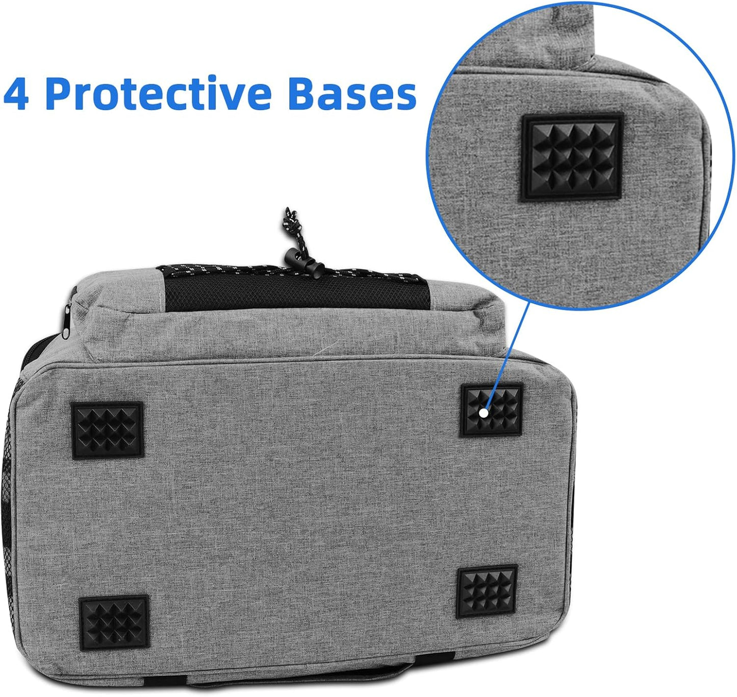 Bowling Ball Bag 2 Ball with Padded Holder Portable Double Bowling Totes with Adjustable Shoulder Strap Large Capacity Bowling Gear Organizer