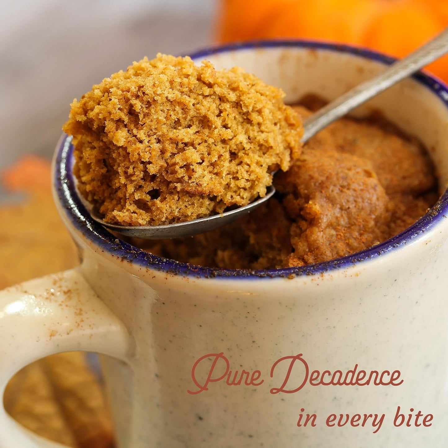 SWEET LOGIC Keto Dessert Mug Cake Mixes - Refined Sugar Free Gluten Free Keto Snack - 4 Keto Mug Cake Mixes - Pumpkin Spice - Diabetic Friendly Keto Sweets and Treats