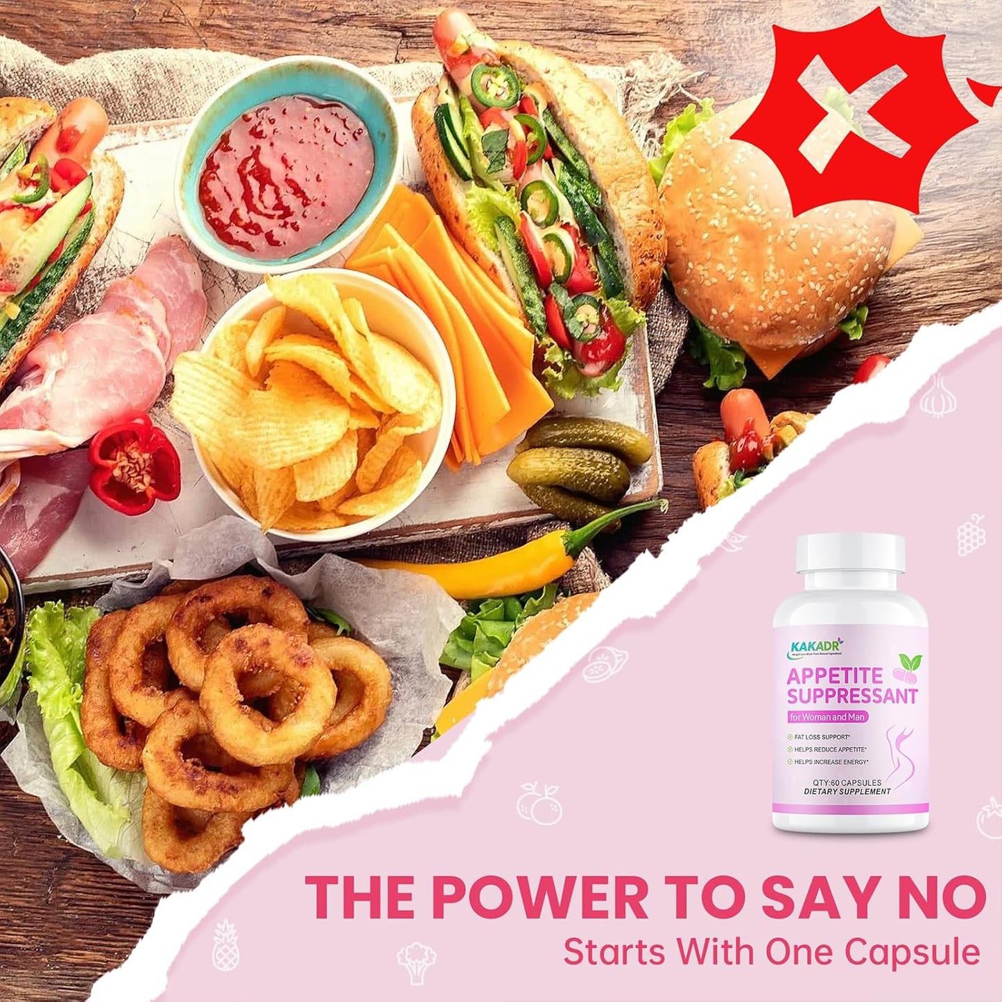 Appetite Suppressant Weight Loss Pills for Women - New Belly Fat Burner for Women | Metabolism Booster, Carb Blocker, Burn Fat 24/7 | Extra Strength Weight Loss Diet Pills - 60 Capsules